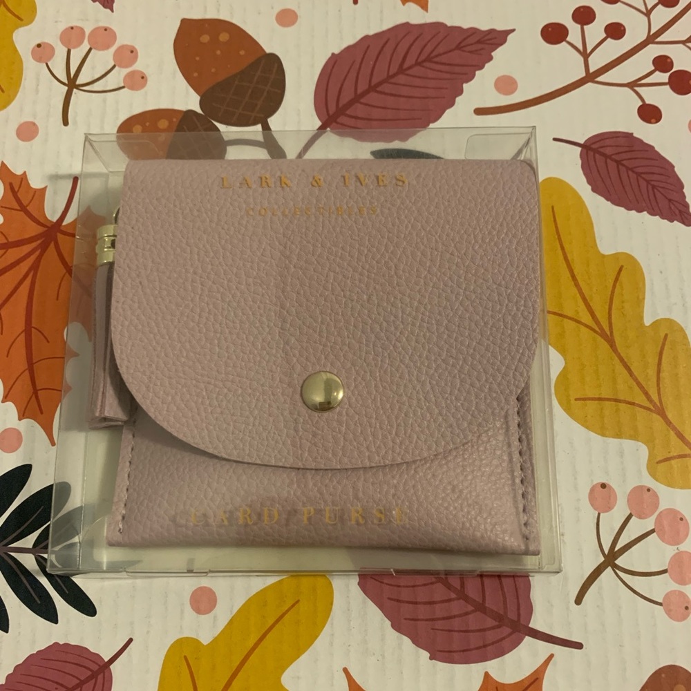 BNIB / Lark and Ives / Card Purse / Lavender Fog
